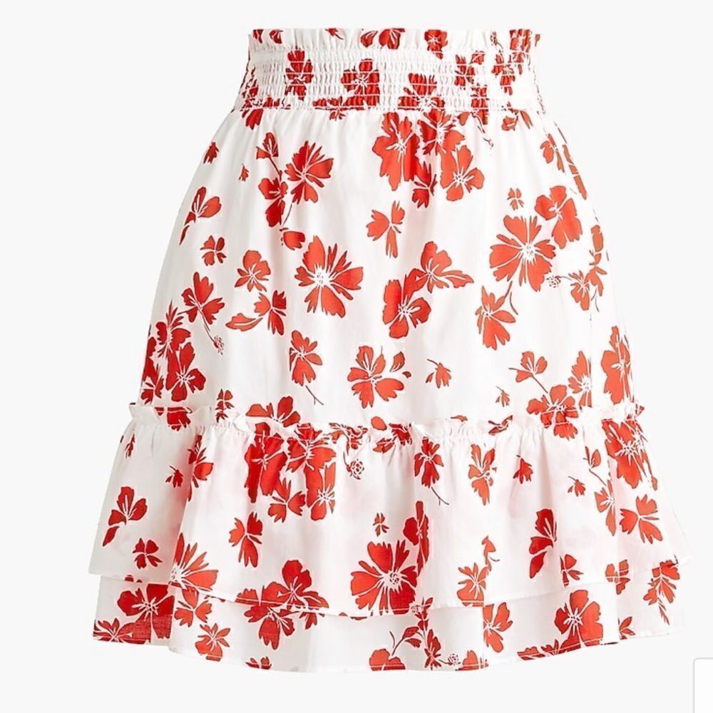 J.Crew Ruffled Smock Waist Mini